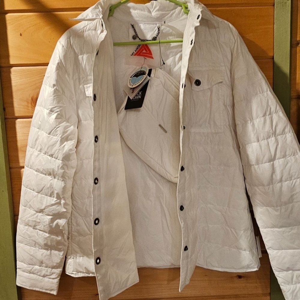 )New My Anorak Duck Down Jacket ! Woman's Even comes with carring bag
